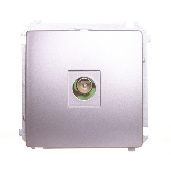 Simon Basic Gniazdo antenowe pojedyncze końcowe stal inox /zastępuje BMAK1.01/ BMAK3.01/21 WMUA-03000x-J013