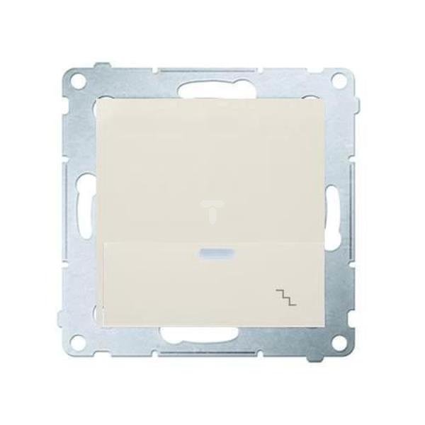 Simon 54 Łącznik schodowy z podświetleniem kremowy DW6AL.01/41 WMDL-061x2x-041