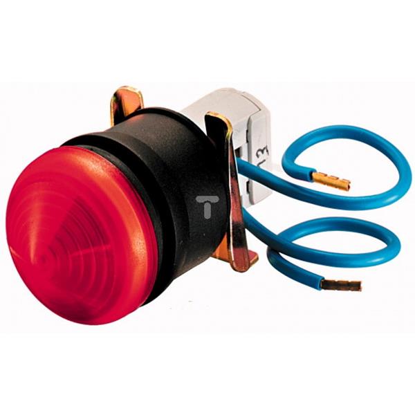 Lampka sygnalizacyjna 22.5mm czerwona 250V AC/DC L-R 208689