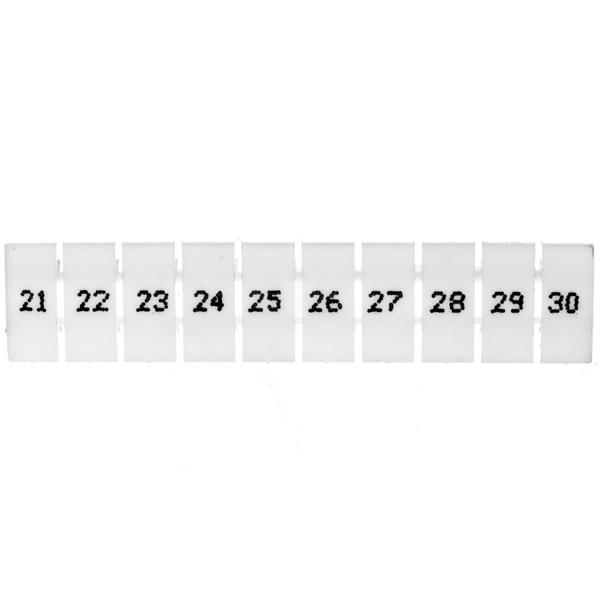 Oznacznik do złączek EZU-5/21-30 biały R34RR-07060001410 /100szt/