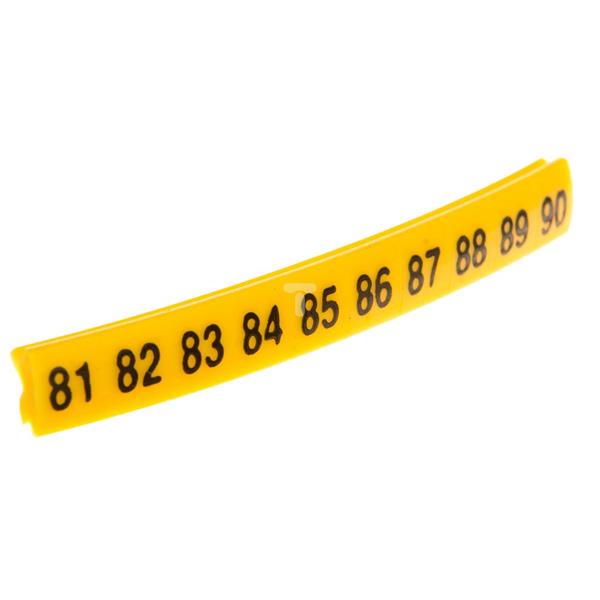 Oznacznik do złączek EZ-5/81-90 żółty R34RR-02050302000 /100szt./