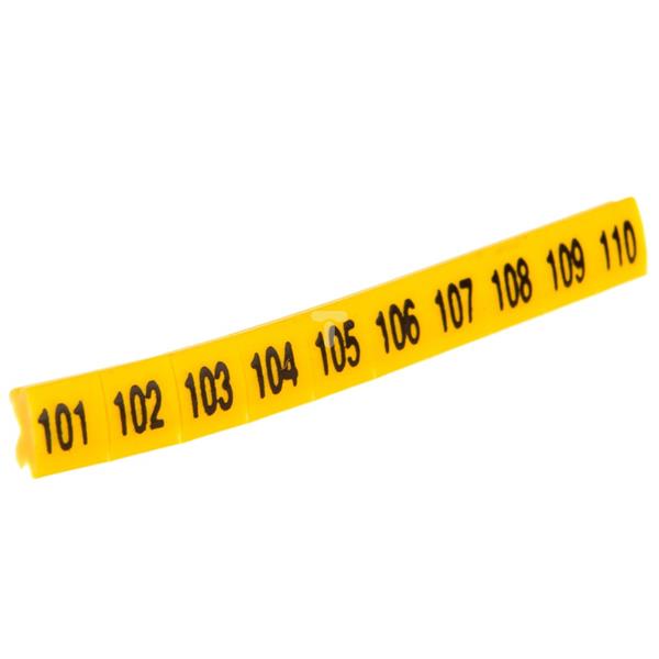 Oznacznik do złączek EZ-5/101-110 żółty R34RR-02050302200 /100szt./