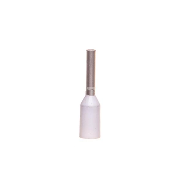 Końcówka tulejkowa izolowana 0,5mm2 biała 216-221 /100szt/