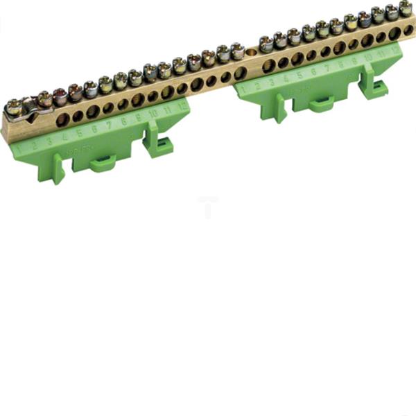 Listwa zaciskowa 25-torowa ochronna 169mm KM25E