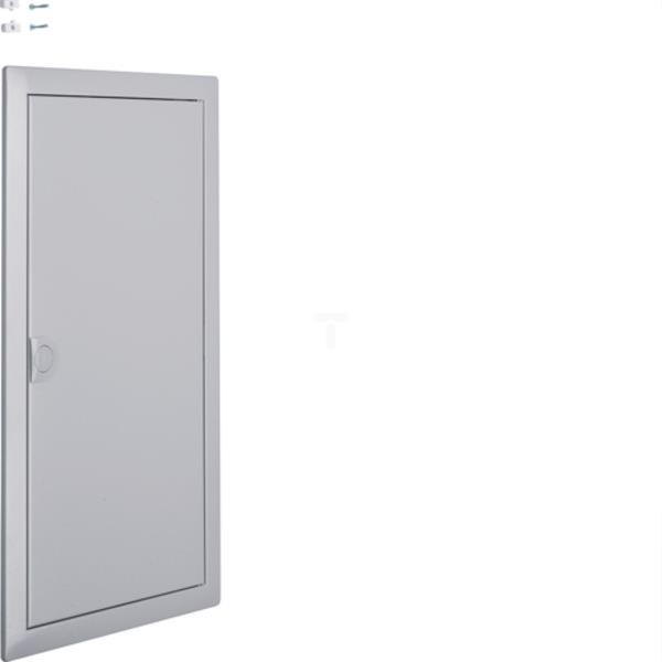Rama maskująca z drzwiami 3-rzędowa 630x348x9mm Volta srebrna VZ323N