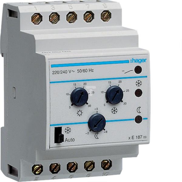 Termostat wielofunkcyjny 230V 1P/2A EK187
