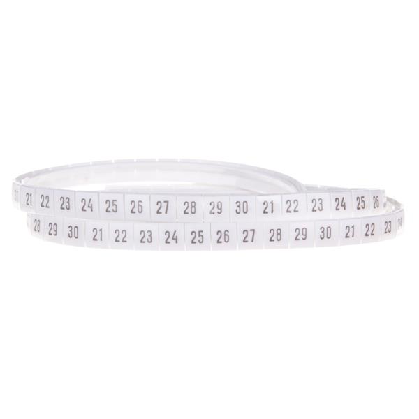 Oznacznik DK2/Z6 /21-30/ biały 89203006 /100szt./