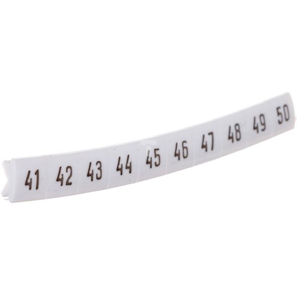 Oznacznik DK2/Z6 /41-50/ biały 89205006 /100szt./