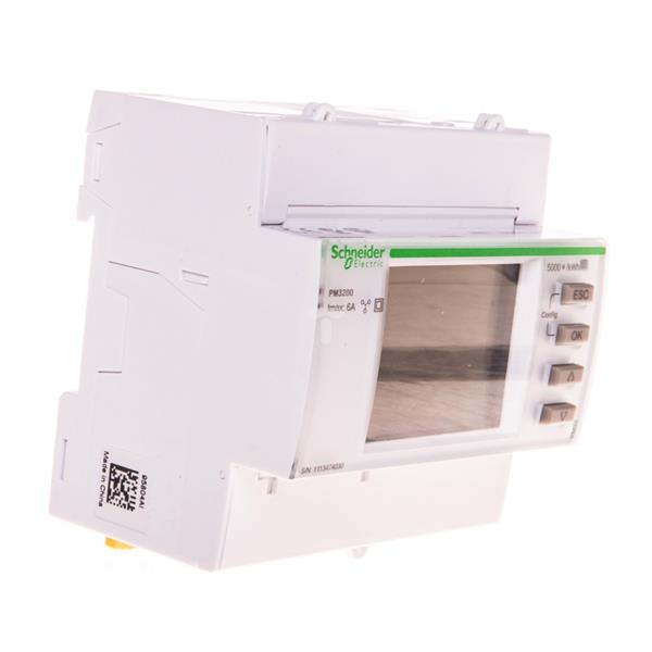 Miernik cyfrowy wielofunkcyjny (U, I, P, Q, f, PF) 5/1A przekładnik 100-480V AC modułowy PM3200 METSEPM3200