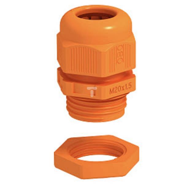 Dławnica kablowa poliamidowa M40 IP68 V-TEC VM40+ OR pomarańczowa 7205669