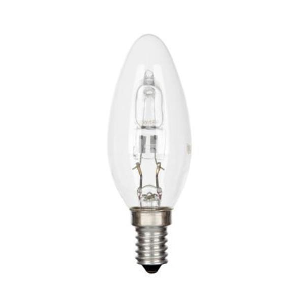 Żarówka halogenowa TU 20W HALO C/CL/E14 230V GE BX 1/10 EEH świeczka 98402