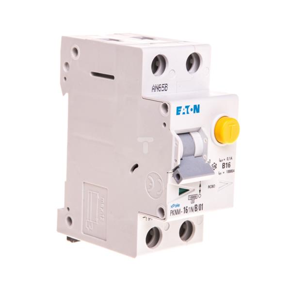 Wyłącznik różnicowo-nadprądowy 2P 16A B 0,1A typ AC PKNM 16/1N/B/01-MW 236201