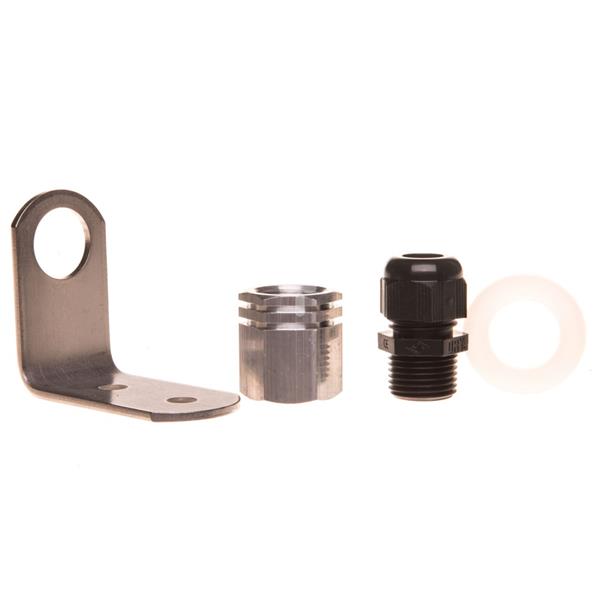 Kątownik mocujący z dławicą metryczną M20 metal SL7/4-FW-T 171455
