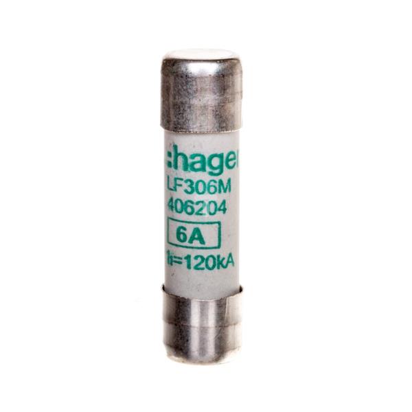 Wkładka bezpiecznikowa cylindryczna 10x38mm 6A aM 500V LF306M /5szt./