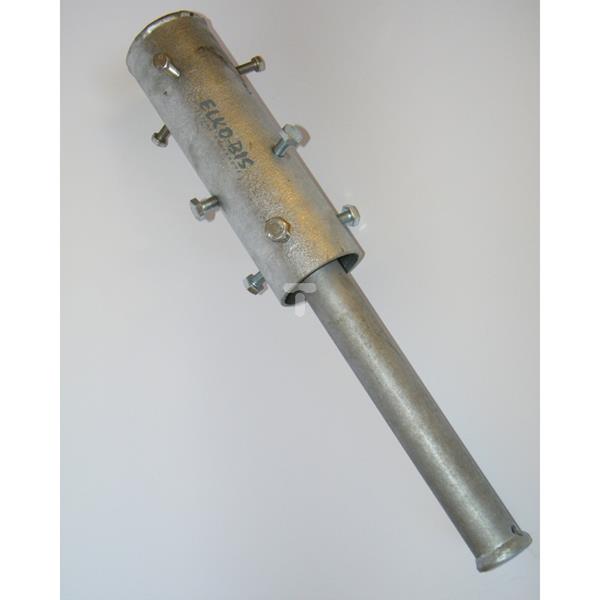 Adapter słupa oświetleniowego na maszt odgromowy L-500mm  fi 30/40mm cynkowana ogniowo 66.1 OG /96600102/
