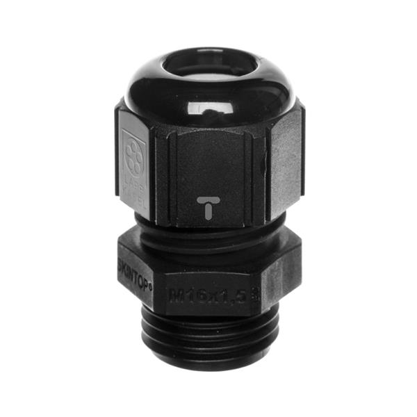 Dławnica kablowa poliamidowa M16 IP68 SKINTOP STR-M 16x1,5 czarna 53111310