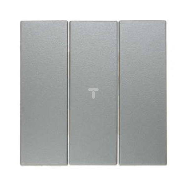 Berker B.7 Glas Klawisz potrójny do łącznika aluminium 16651404