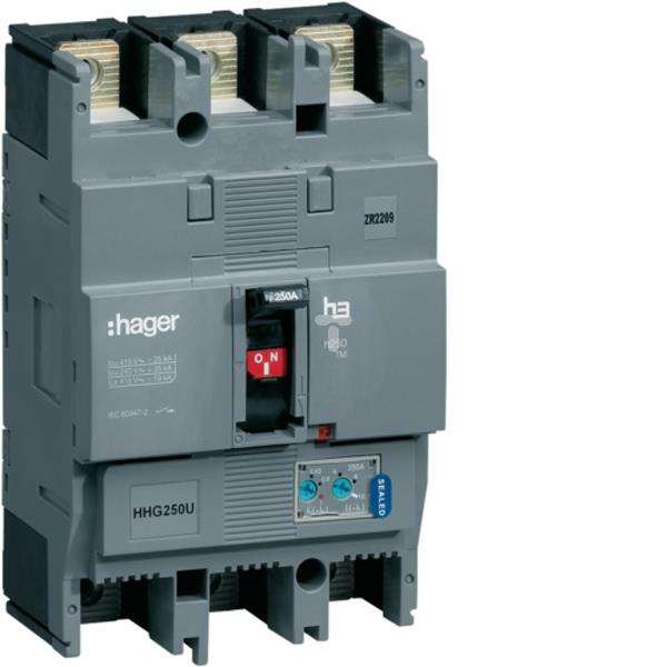 Wyłącznik mocy 3P 250A 25kA TM h250 HHG250U