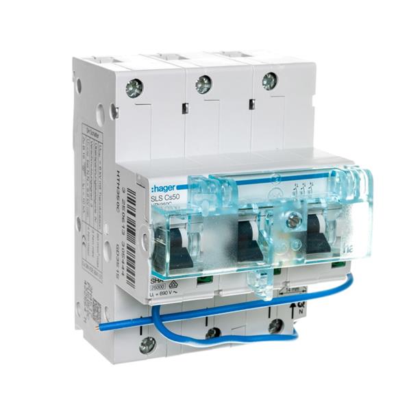 Wyłącznik nadprądowy selektywny 3P Cs 50A SLS HTN350C