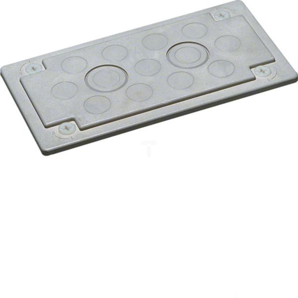 Przepust kablowy univers z uszczelką IP54 M25 M32 120x232x17mm FZ407M