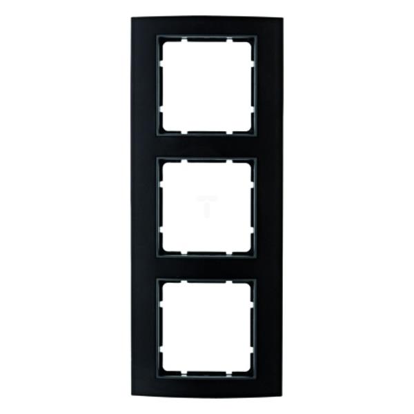 Berker B.3 Ramka potrójna aluminium czarny/antracyt 10133005