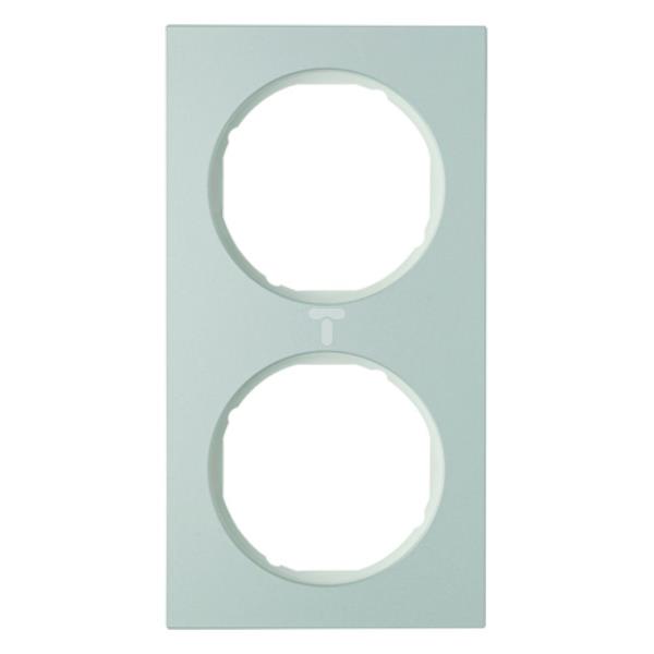 Berker R.3 Ramka podwójna aluminiowa biała 10122274