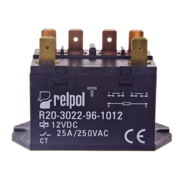 Przekaźnik przemysłowy 2Z 25A 250V AC 12V DC IP50 R20-3022-96-1012 2611751