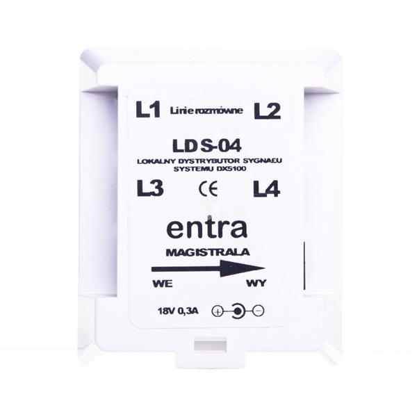 Lokalny dystrybutor sygnału /komutator/do serii DX5100 biały LDS-04 ENT10000289