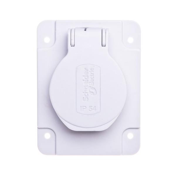 Gniazdo stałe 3P 16A 230V szare IP54 PKS61G