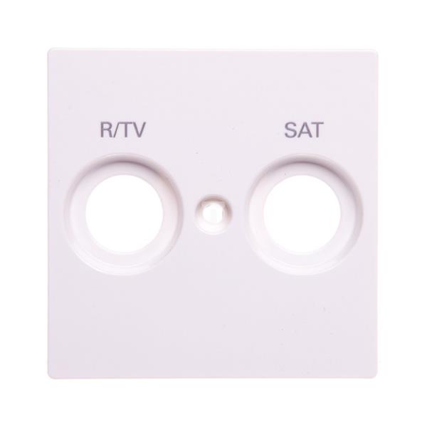 Merten Płytka centralna podwójna gniazda antenowego RTV/SAT biel polarna MTN299819