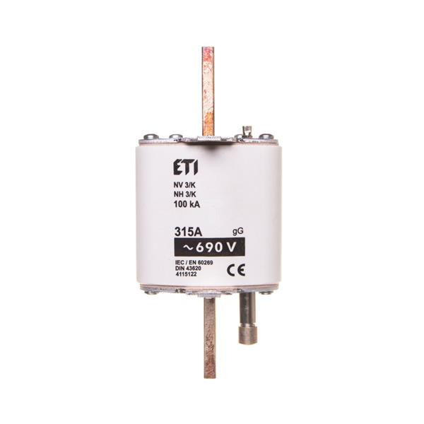 Wkładka bezpiecznikowa z wybijakiem NH3 315A gG 690V WT-3 004115122