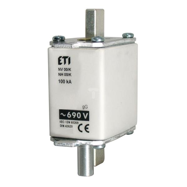 Wkładka bezpiecznikowa z wybijakiem NH00 100A gG 100A 690V WT-00 004111185