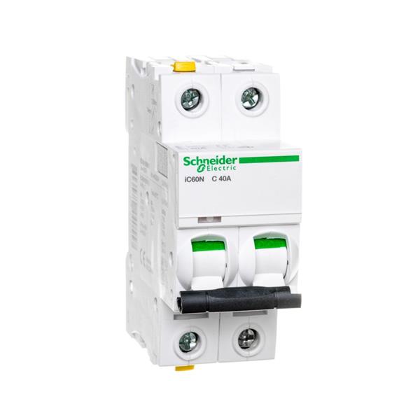 Wyłącznik nadprądowy 2P C 40A 6kA AC iC60N A9F04240