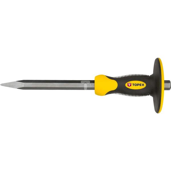 Przebijak z ochraniaczem 300x4x19mm stal CrV przekrój sześciokątny 03A180