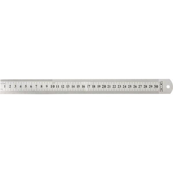 Przymiar liniowy 30cm stal nierdzewna 31C030