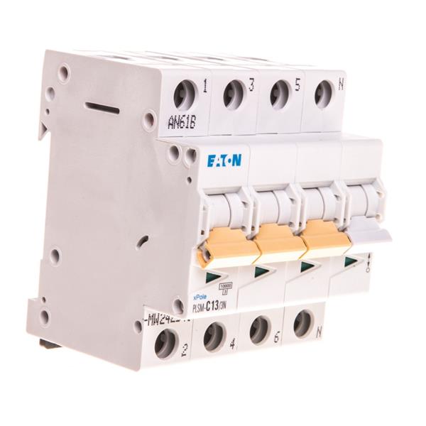 Wyłącznik nadprądowy 3P+N C 13A 10kA AC PLSM C13/3N-MW 242541