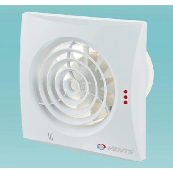 Wentylator osiowy fi 100 230V 7,5W 97m3/h 25dB z wyłącznikiem czasowym biały 100QUIETT
