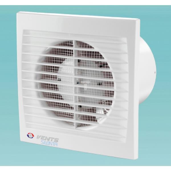 Wentylator osiowy fi 100 230V 5,6W 78m3/h 26dB cichy łożyska kulowe wyłącznik czasowy 100SILENTA-STL
