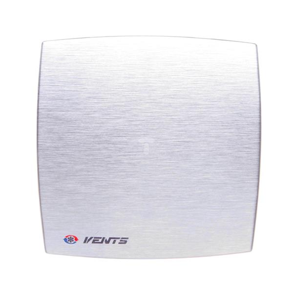 Wentylator osiowy fi 100 230V 14W 88m3/h 33dB timer i higrostat szczotkowane aluminium 100LDATHMET