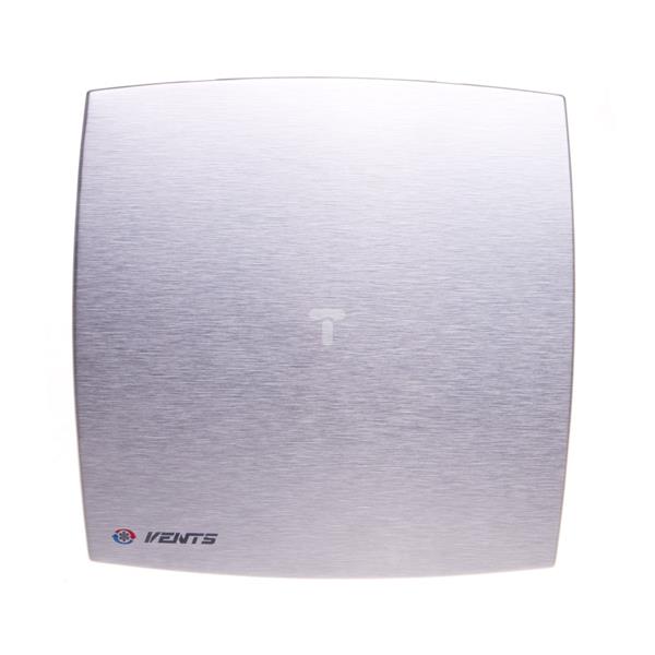 Wentylator osiowy fi 150 230V 24W 265m3/h 37dB z timerem szczotkowane aluminium 150LDATMET