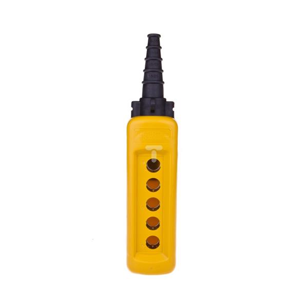 Obudowa kasety 5-otworowa 22mm żółta IP65 XACA05