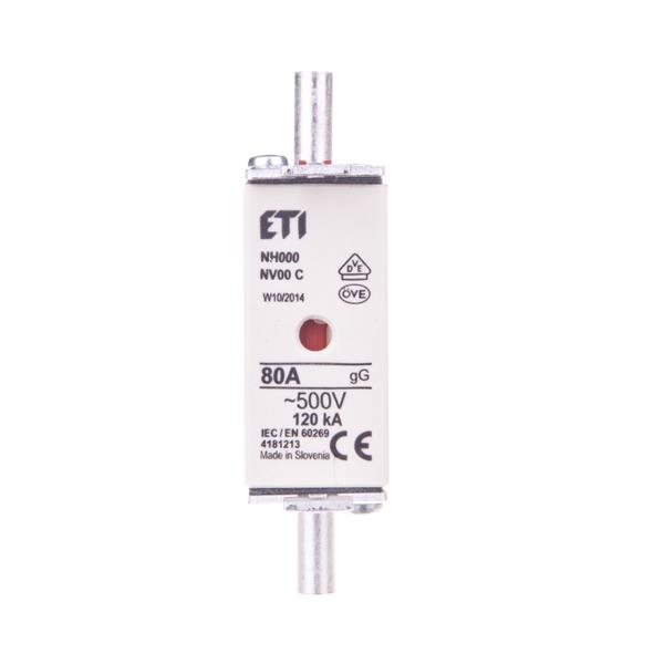 Wkładka bezpiecznikowa KOMBI NH00C 80A gG/gL 500V WT-00C 004181213