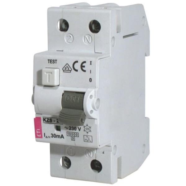 Wyłącznik różnicowo-nadprądowy 2P 6A C 0,03A typ AC KZS-2M 002173121