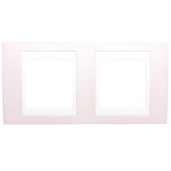 Unica Plus Ramka podwójna pozioma róż piaskowy MGU6.004.567