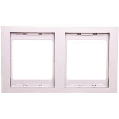 K.1 Ramka podwójna pionowa aluminium mat lakierowana 13237024