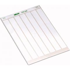 Karta z oznacznikami samoprzylepnymi do samodzielnego opisu 7x25 szt. 210-345