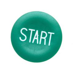 Wkładka przycisku 22mm płaska zielona z symbolem START ZBA333