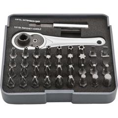 Końcówki wkrętakowe z uchwytwem (zestaw 38szt.) 06-105