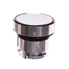 Napęd przycisku 22mm biały bez podświetlenia z samopowrotem IP66 ZB4BA1