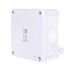 Puszka n/t hermetyczna pusta 98x98x46mm IP55/IP65 szara 2K 0290-04